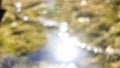 Blurry from the reflection of light from sea water Royalty Free Stock Photo