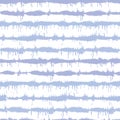 Blurry shibori striped tie dye background. Seamless pattern irregular stripe on bleached resist white background