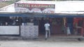 blurry shot of a road side street restaurant in South Andamans Royalty Free Stock Photo