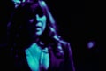 Blurry silhouette stage portrait of dutch singer trijntje oosterhuis