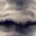 Blurry silk dark moody tie dye texture background. Wavy irregular bleeding wave seamless pattern. Athmospheric ombre Royalty Free Stock Photo