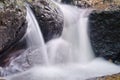 Blurry soft little water fall