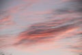 Blurry sunset cloud background
