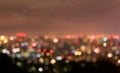 Blurry Taipei Night Cityscape. Taiwan. Background.