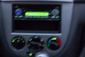 Blurry unfocused car panel