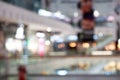 Blurry view of a bustling mall interior with various shops and boutiques, capturing the shopping atmosphere in a vibrant