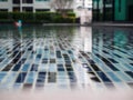 Blurry water in swimming pool , abstract background Royalty Free Stock Photo