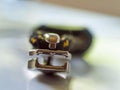 Blurry zip fastener Royalty Free Stock Photo