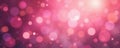 Blush pink bokeh orbs, diffused light backdrop, ethereal, sparkle, festive Royalty Free Stock Photo