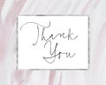 Elegant and Chic Thank You Card