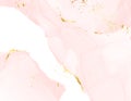 Blush pink watercolor painting gold foil texture, acrylic ink background