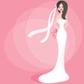 Blushing Bride Royalty Free Stock Photo