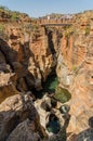 Blyde river canyon; Mpumalanga near Graskop. South Africa Royalty Free Stock Photo