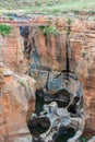 Blyde River Canyon,South Africa, Summer Landscape, red rocks and water Royalty Free Stock Photo