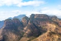 Blyde River Canyon and The Three Rondavels Three Sisters in Mpumalanga, South Africa Royalty Free Stock Photo