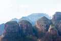 Blyde River Canyon and The Three Rondavels Three Sisters in Mpumalanga, South Africa Royalty Free Stock Photo