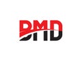 BMD Letter Initial Logo Design Vector Illustration Royalty Free Stock Photo