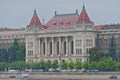 BME K building along river Danube in Budapest Royalty Free Stock Photo