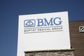 BMG Family Physicians Group Sign White Royalty Free Stock Photo