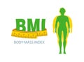 BMI. Body mass index. Weight loss concept. Obesity.