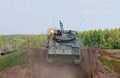 BMP-3 IFV takes the height Royalty Free Stock Photo