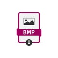 BMP download file vector Royalty Free Stock Photo