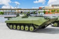 BMP-2 is a second-generation, amphibious infantry fighting vehicle