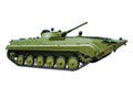 BMP-1 is a Soviet amphibious infantry fighting vehicle Royalty Free Stock Photo