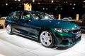 BMW Alpina B3 Touring Allrad model showcased at the Brussels Autosalon 2020 Motor Show. January 9, 2020