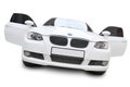 BMW car front doors open Royalty Free Stock Photo