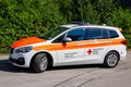 German Red Cross (Deutsches Rotes Kreuz) car Royalty Free Stock Photo