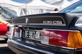 BMW 635 CSI in montjuic spirit Barcelona circuit car show Royalty Free Stock Photo