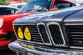 BMW 635 CSI in montjuic spirit Barcelona circuit car show Royalty Free Stock Photo