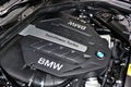 BMW engine cover on IAA Frankfurt 2011 Royalty Free Stock Photo