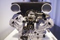 BMW engine detail Royalty Free Stock Photo