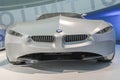 BMW GINA sports car concept car. The car was created in 2001. Front viewThe BMW Museum showroom