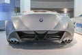 BMW GINA sports car concept car. The car was created in 2001. Rear view. BMW Museum showroom Royalty Free Stock Photo