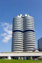 BMW Headquarters building. Headoffice in Munich, Germany, March 2020