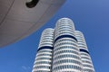 BMW Headquarters building. Headoffice in Munich, Germany, March 2020.