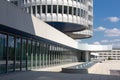 BMW Headquarters building. Headoffice in Munich, Germany, March 2020.