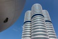 BMW Headquarters building. Headoffice in Munich, Germany, March 2020