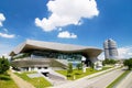 BMW house in Munich is located next to the headquarter of a company and the museum of BMW. Royalty Free Stock Photo