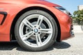 BMW 420i Gran Coupe 2018 Wheel Royalty Free Stock Photo