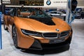 BMW i8 Roadster sports car Royalty Free Stock Photo