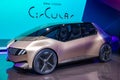 BMW i Vision CirCular, an electric vehicle made by 100% recycled materials and in itself a recyclable car, showcased at the IAA