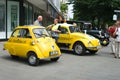 BMW Isetta 300 and Volkswagen Beetle Royalty Free Stock Photo