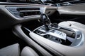 BMW 745Le 2019 model white leather interior