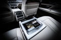 BMW 745Le 2019 model white leather interior