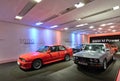 BMW M cars on display in BMW Museum Royalty Free Stock Photo