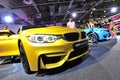 BMW M4 Coupe on display at BMW World 2014